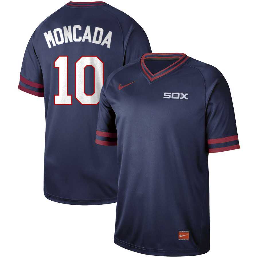 White Sox 10 Yoan Moncada Navy Throwback Jersey Dzhi,We sell and wholesale White Sox 10 Yoan Moncada Navy Throwback Jersey Dzhi on line form chian!